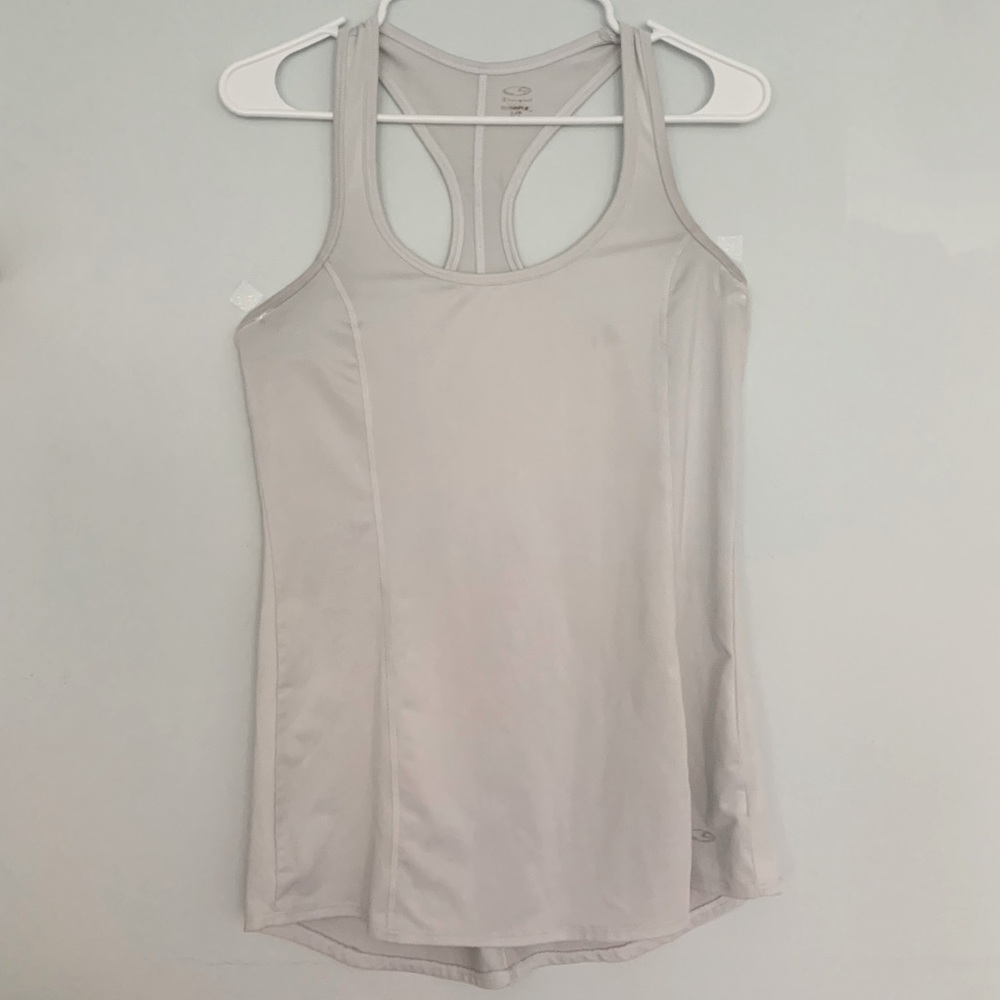White Athletic Champion Tank